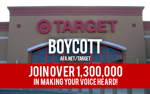 Sign The Boycott Target Pledge