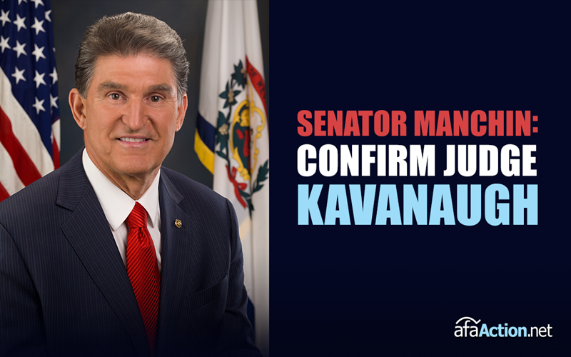 Tell Senator Manchin to Confirm Kavanaugh