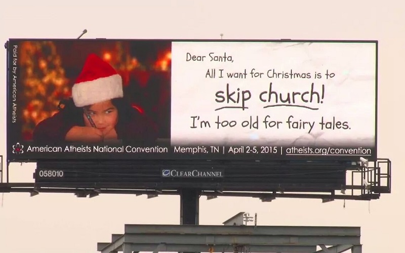Atheists' Annual Attack on America's Majority Faith Most Juvenile Yet