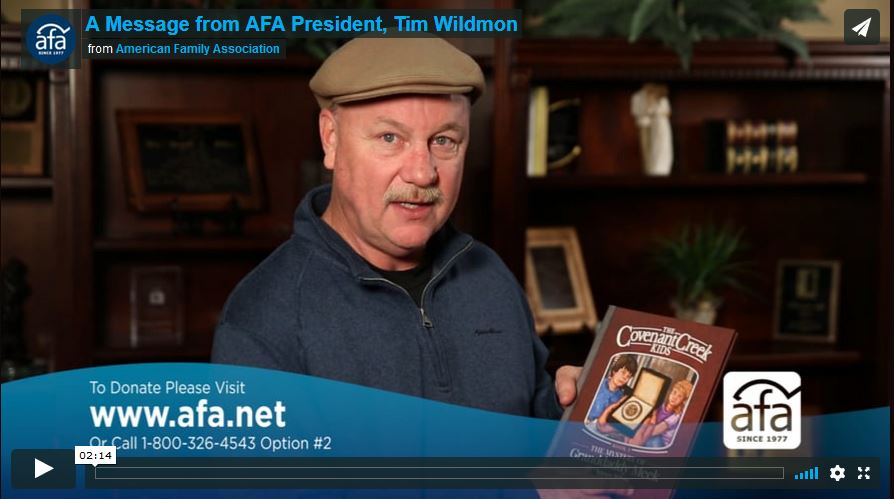 American Family Association will never waver!