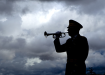 Soldier's Funeral Highlights American Pride Then & Now