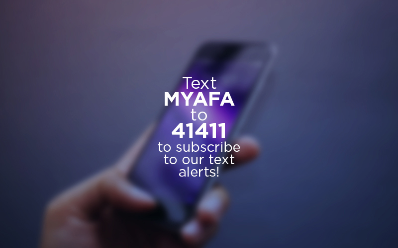 Join AFA's New TEXT ALERT Group