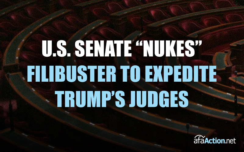 Victory report! More Trump judicial nominees to be confirmed...