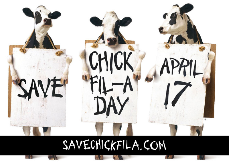 On Wednesday, April 17, help support Chick‑fil‑A