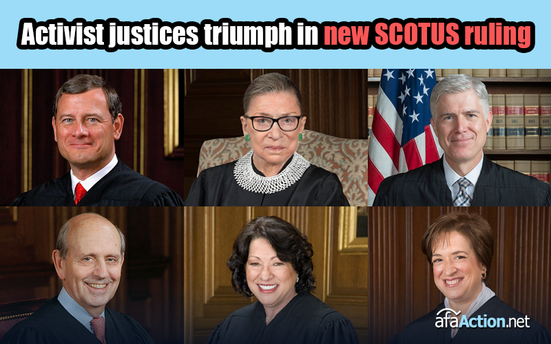 Activist justices triumph in new SCOTUS ruling