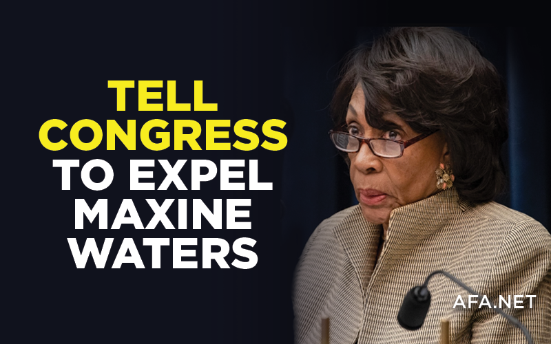 Tell Your Representative: Expel Maxine Waters!