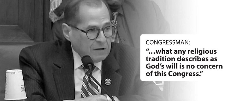 Who Said, 'God's will is no concern of this Congress?'