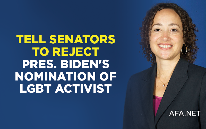 Tell Senators to stop Biden's nomination of LGBTQ activist to Dept. of Education