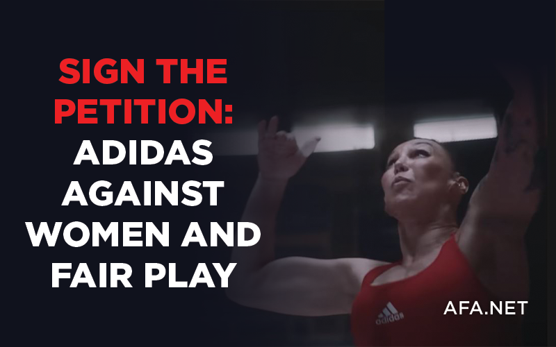 Adidas has thrown full support against women and fair play