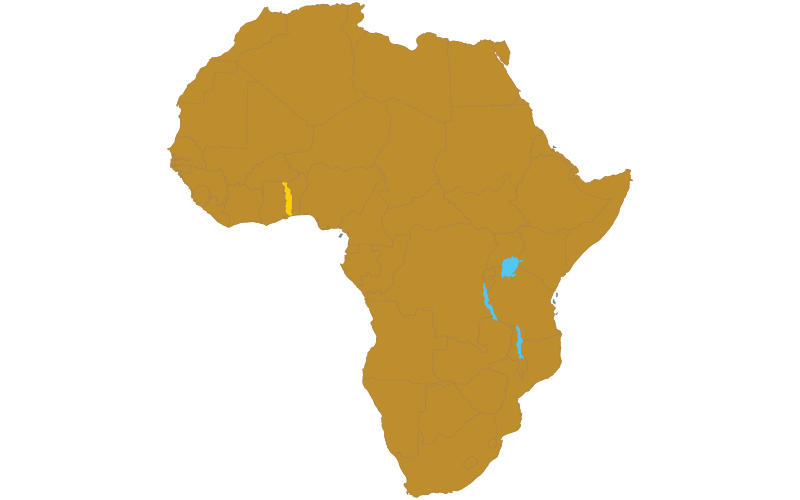 The Lokos broadcast Logos in Togo