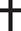 A black cross on a white background

Description automatically generated