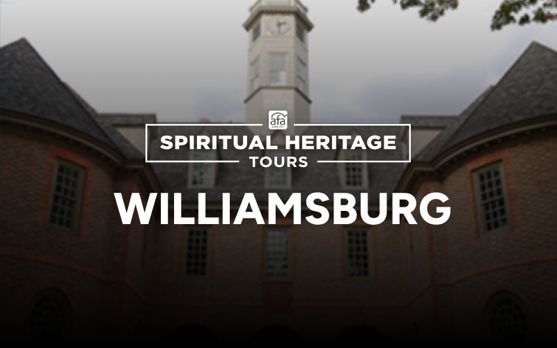 Spiritual Heritage Tours Colonial Williamsburg Tour
