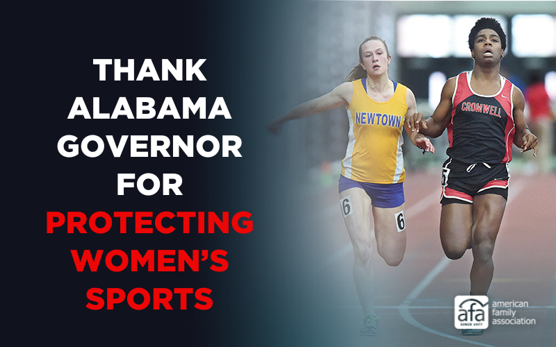 Thank Alabama Governor for protecting women’s sports