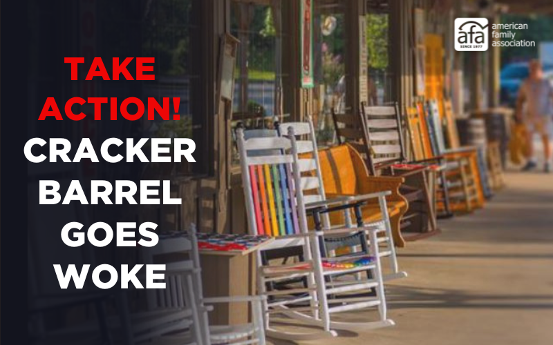 Cracker Barrel goes WOKE, sports 'gay' rocking chairs