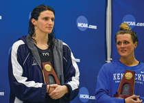 Riley Gaines - picture of bravery