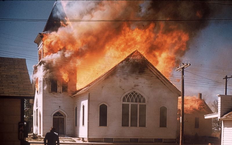 UM Leadership Burns Down the Church